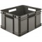 keeeper Boite de Rangement avec Poignees, Boite Euro XL, Procyclen, 28 L, Bruno Eco Line, Eco Gris