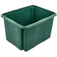 keeeper Boite de Rangement a  Emboiter et a  Empiler, 44,5 x 34,5 x 27 cm, 30 L, Emil Eco Line, Eco Vert