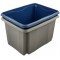 keeeper Boite de Rangement a Emboiter et a Empiler, 44,5 x 34,5 x 27 cm, 30 L, Emil Eco Line, Eco Gris