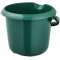 keeeper Seau avec Graduation Integree et Poignee Ergonomique, 5 L, Mika Eco Line, Eco Vert