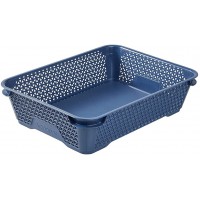 keeeper Corbeille Empilable, Papier A5, 26,5 x 20 x 7 cm, Mirko Eco Line, Eco Bleu