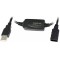 USB KABEL A - A ST/BU 15.00M VERL. SW.