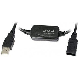 USB KABEL A - A ST/BU 15.00M VERL. SW.