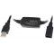 USB KABEL A - A ST/BU 15.00M VERL. SW.