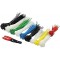 LogiLink KAB0019 Pack de 600 Attache-cables 5 Longueurs Multicolore