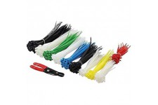 LogiLink KAB0019 Pack de 600 Attache-cables 5 Longueurs Multicolore