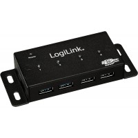 LogiLink UA0149 Hub USB 3.0 4 Ports Noir