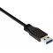 LogiLink CU0038 Cable USB 3.0 Male/Male 1 m Noir