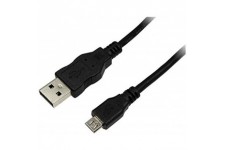 LogiLink CU0059 Cable USB 2.0 A Male/Micro B Male 3m Noir