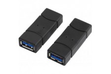 LogiLink AU0026 Adaptateur USB 3.0 A Femelle/A Femelle Noir