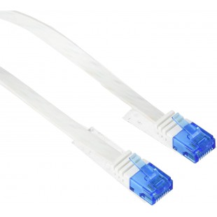 LogiLink CP0136 Cable reseau Cat5e UTP AWG 30 RJ45 3 m Bleu/Blanc