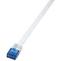 LogiLink CP0141 Cable reseau Cat5e UTP AWG 30 RJ45 20 m Bleu/Blanc