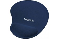 LogiLink ID0027B Tapis de souris avec repose-poignets Bleu