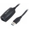 LogiLink UA0127 Cable USB 3.0 avec repeteur 5 m Noir
