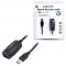 LogiLink UA0127 Cable USB 3.0 avec repeteur 5 m Noir