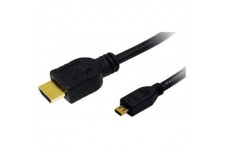 LogiLink CH0030 Cable HDMI V1.4 avec Ethernet 19-pin A Male/D Male 1 m Noir