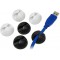 LogiLink KAB0009 Pack de 6 Attaches adhesives pour Cable Multicolore