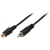 LogiLink CA1033 Cable Acoustique Cinch male/Femelle 10 m Noir