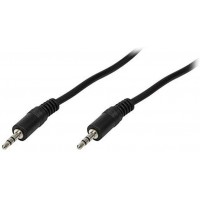 LogiLink CA1052 Cable acoustique 2 x 3,5 mm male /male stereo 5 m Noir