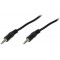 LogiLink CA1053 Cable Acoustique 2 x 3,5 mm male stereo 10 m Noir