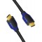 LogiLink CH0061 Cable HDMI standard haute vitesse avec Ethernet pour resolutions jusqu'a  4096 x 2160, Ultra HD et 3D Noir 1 m