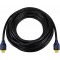 LogiLink CH0061 Cable HDMI standard haute vitesse avec Ethernet pour resolutions jusqu'a  4096 x 2160, Ultra HD et 3D Noir 1 m