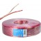 'LogiLink ca1078 Cable Haut-Parleur Box pour Vos HiFi, Section 2 x 0,75 mm, 100 m Transparent