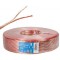 'LogiLink ca1078 Cable Haut-Parleur Box pour Vos HiFi, Section 2 x 0,75 mm, 100 m Transparent