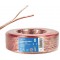 LogiLink Cable d'enceinte CA1080 pour chaine HiFi - Section 2 x 1,50 mm - Transparent - 25 m