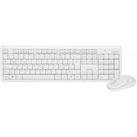 LogiLink ID0104W Clavier + Souris sans fil avec 3 Boutons 2,4 GHz Blanc
