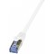 LogiLink PrimeLine Cable reseau Cat6A S/FTP AWG26 PIMF LSZH 5 m Blanc