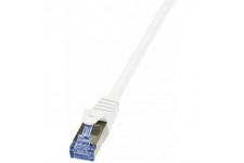 LogiLink PrimeLine Cable reseau Cat6A S/FTP AWG26 PIMF LSZH 5 m Blanc