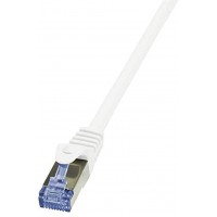 LogiLink PrimeLine Cable reseau Cat6A S/FTP AWG26 PIMF LSZH 10 m Blanc
