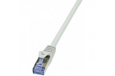 LogiLink PrimeLine Cable reseau Cat6A S/FTP AWG26 PIMF LSZH 5 m Gris