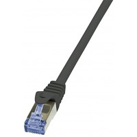 LogiLink PrimeLine Cable reseau Cat6A S/FTP AWG26 PIMF LSZH 5 m Noir