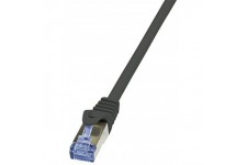 LogiLink PrimeLine Cable reseau Cat6A S/FTP AWG26 PIMF LSZH 5 m Noir