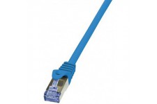 LogiLink PrimeLine Cable reseau Cat6A S/FTP AWG26 PIMF LSZH 5 m Bleu
