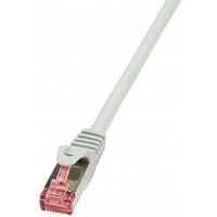 LogiLink PrimeLine Cable reseau Cat6 S/FTP AWG27 PIMF LSZH 2 m Gris