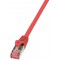 LogiLink PrimeLine Cable reseau Cat6 S/FTP AWG27 PIMF LSZH 3 m Rouge