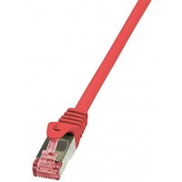 LogiLink PrimeLine Cable reseau Cat6 S/FTP AWG27 PIMF LSZH 3 m Rouge