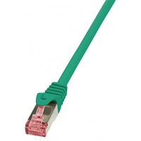 LogiLink PrimeLine Cable reseau Cat6 S/FTP AWG27 PIMF LSZH 1 m Vert