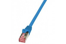 LogiLink PrimeLine Cable reseau Cat6 S/FTP AWG27 PIMF LSZH 1 m Bleu
