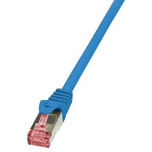 LogiLink PrimeLine Cable reseau Cat6 S/FTP AWG27 PIMF LSZH 2 m Bleu
