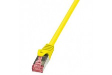 LogiLink PrimeLine Cable reseau Cat6 S/FTP AWG27 PIMF LSZH 1 m Jaune