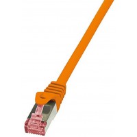 LogiLink PrimeLine Cable reseau Cat6 S/FTP AWG27 PIMF LSZH 0,25 m Orange