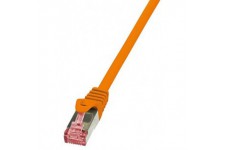 LogiLink PrimeLine Cable reseau Cat6 S/FTP AWG27 PIMF LSZH 3 m Orange