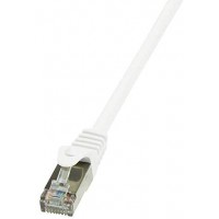 LogiLink EconLine Cable reseau Cat6 F/UTP AWG26 0,25 m Blanc