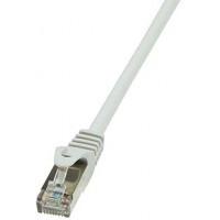 LogiLink EconLine Cable reseau Cat6 F/UTP AWG26 0,25 m Gris