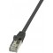 LogiLink EconLine Cable reseau Cat6 F/UTP AWG26 10 m Noir