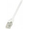 LogiLink EconLine Cable reseau Cat6 U/UTP AWG24 1 m Blanc